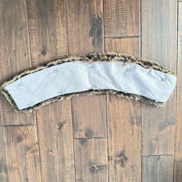 Banana Republic Brown Faux Fur Detached Collar - Picture 3 of 4